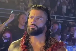 WWE star Roman Reigns at SummerSlam 2024.