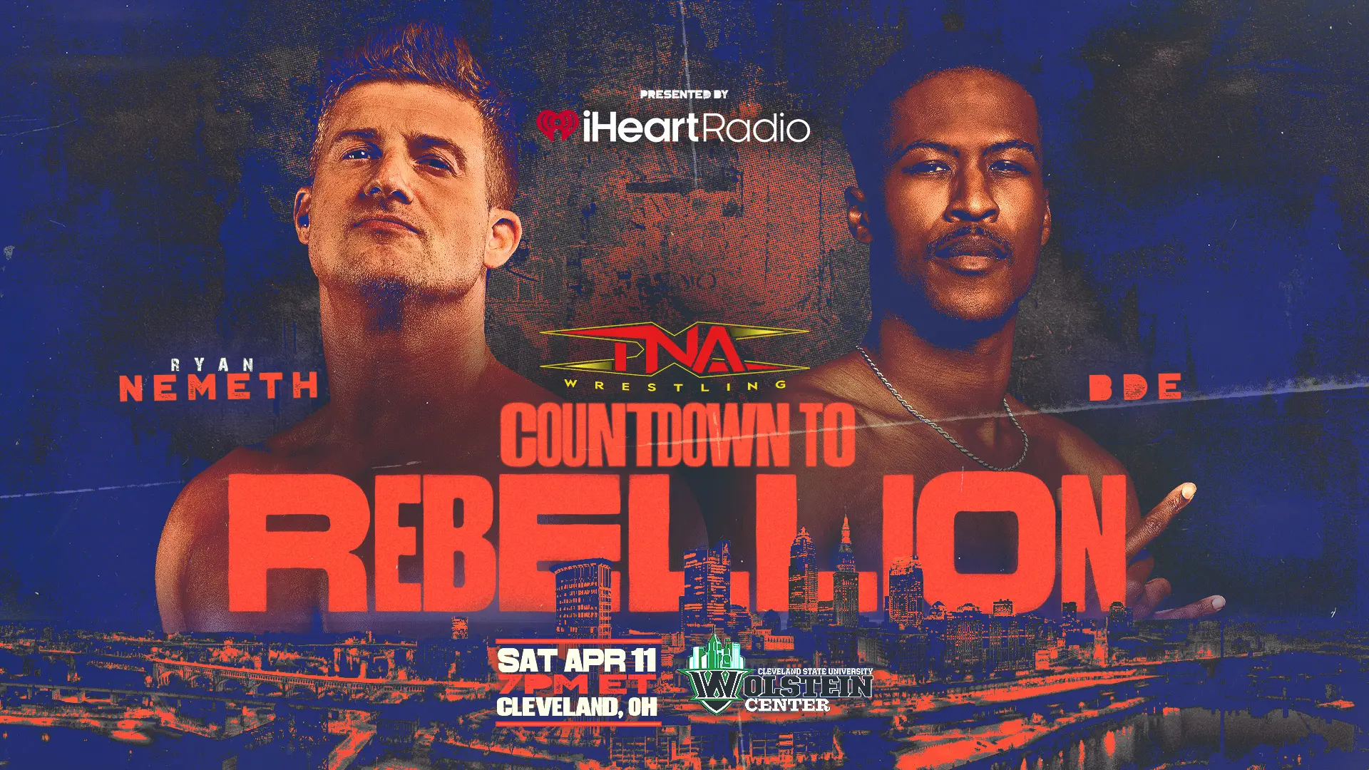 A graphic of TNA Rebellion 2026