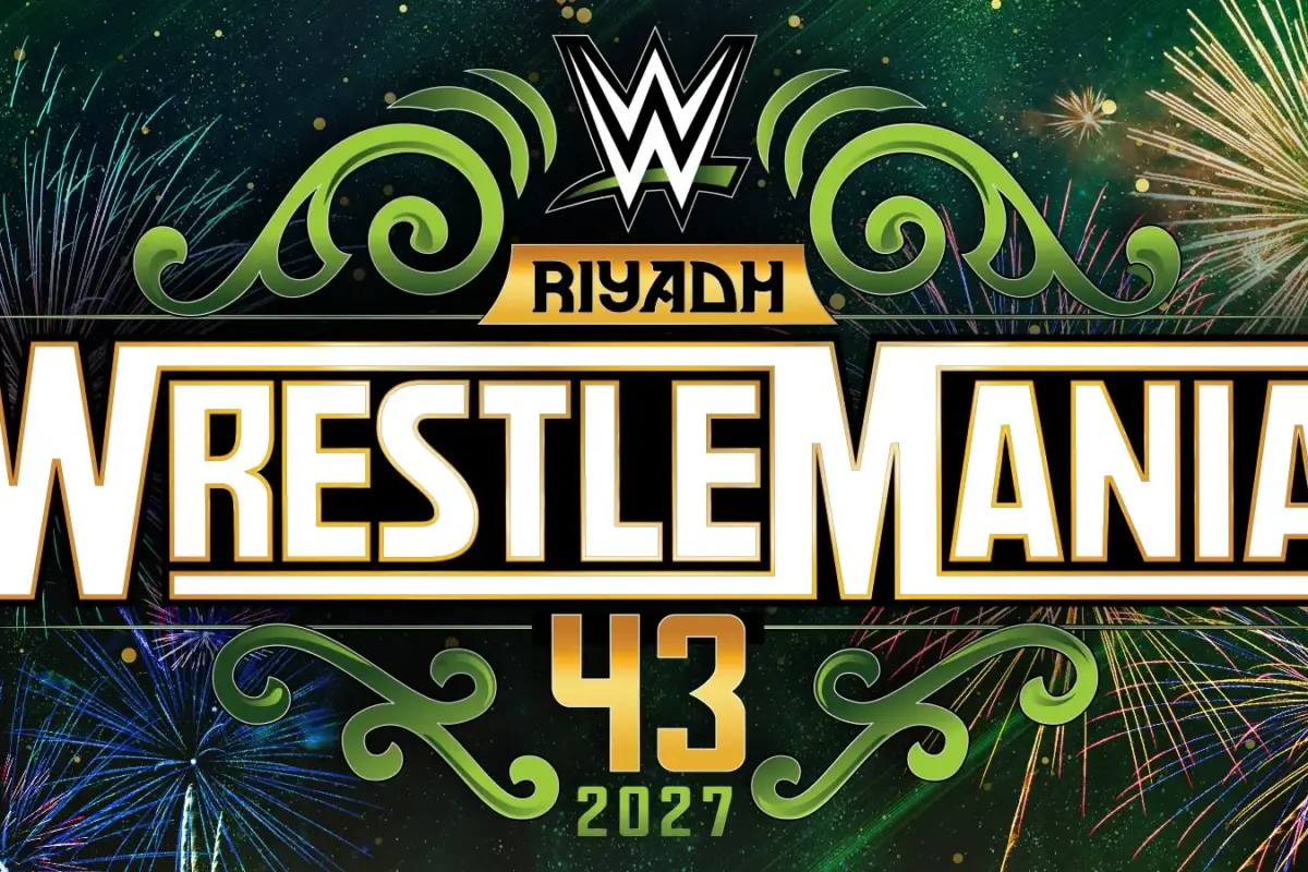 A graphic of WrestleMania 43