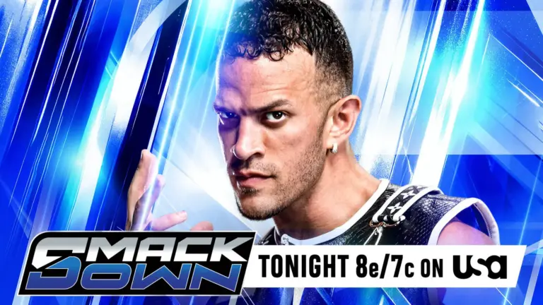 WWE SmackDown graphic of Ricky Saints.