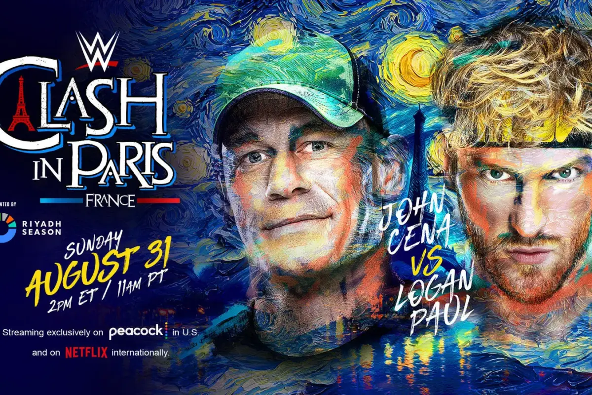 WWE Clash in Paris graphic.