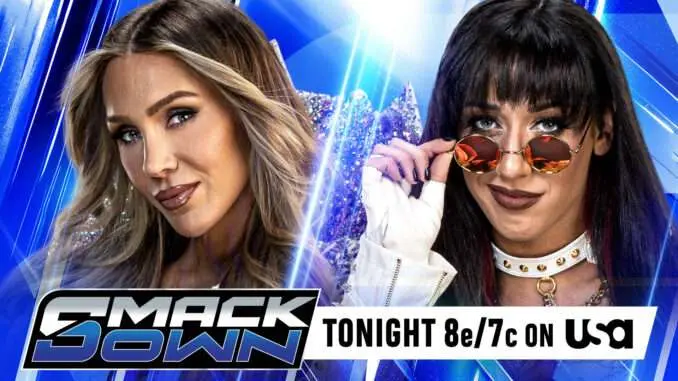 WWE SmackDown graphic of Jacy Jayne, the leader of Fatal Influence.