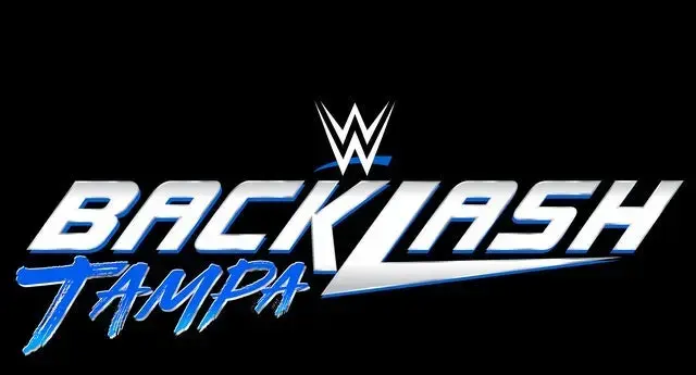 WWE Backlash 2026 in Tampa, Florida poster.