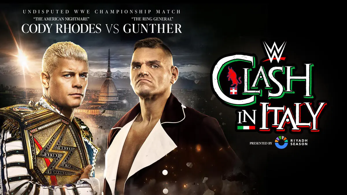 WWE Clash in Italy results graphic
