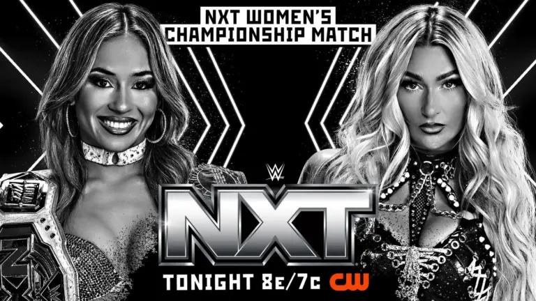 WWE NXT review and results graphic