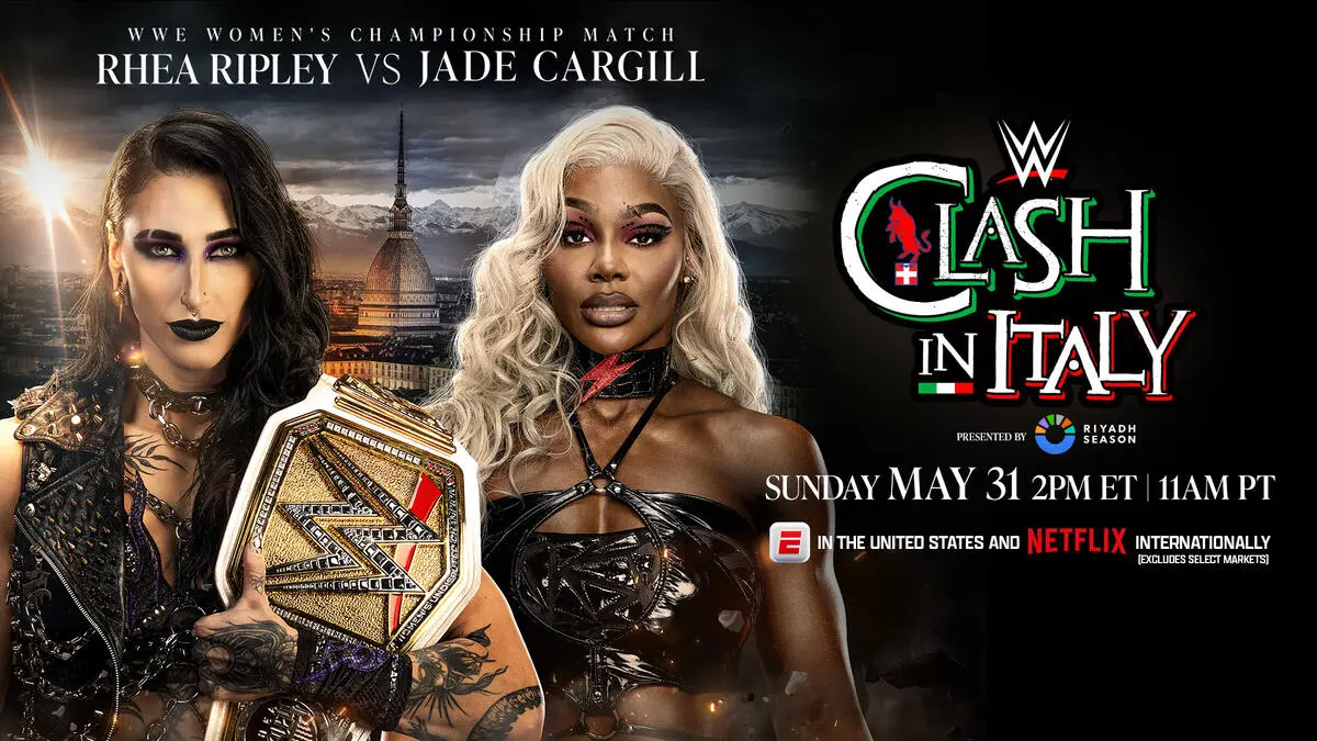 WWE Clash in Italy results graphic