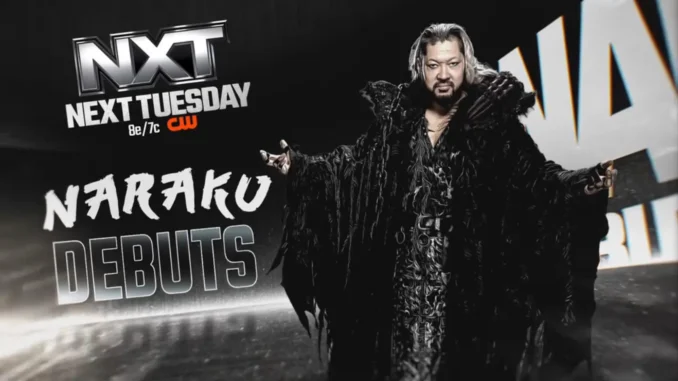 WWE NXT graphic of Naraku.
