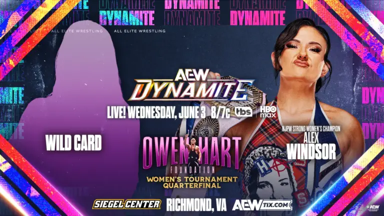 AEW Dynamite graphic for June 3, 2026.