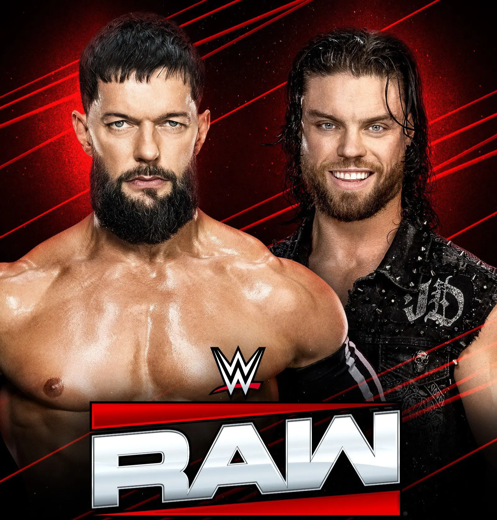 WWE Raw preview graphic of FInn Balor and JD McDonagh.