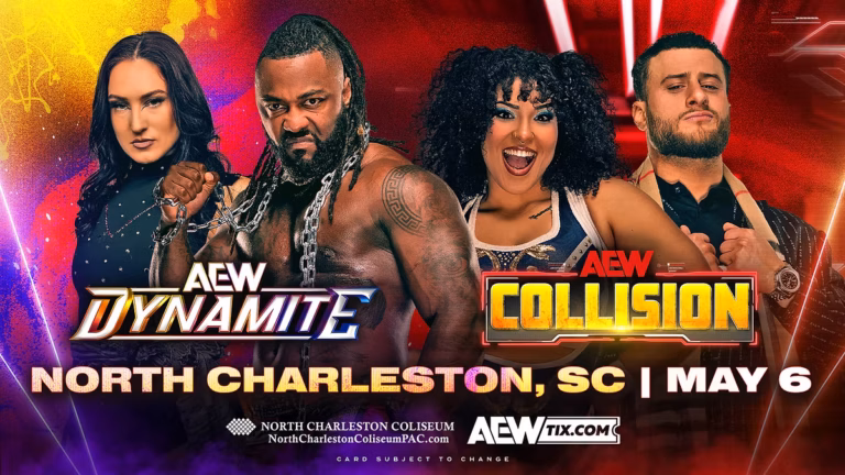 AEW graphic for Special Dynamite + Collision show on May 6, 2026