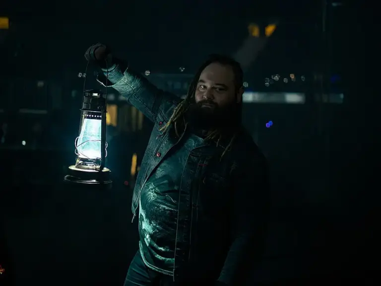 Image of WWE's Bray Wyatt during his ring entrance