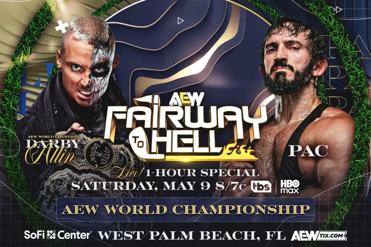 AEW Collision special photo "Fairway to Hell"