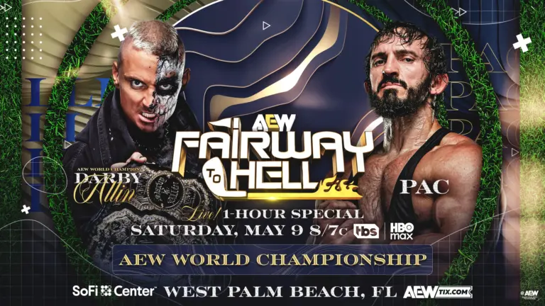 AEW Collision special photo "Fairway to Hell"