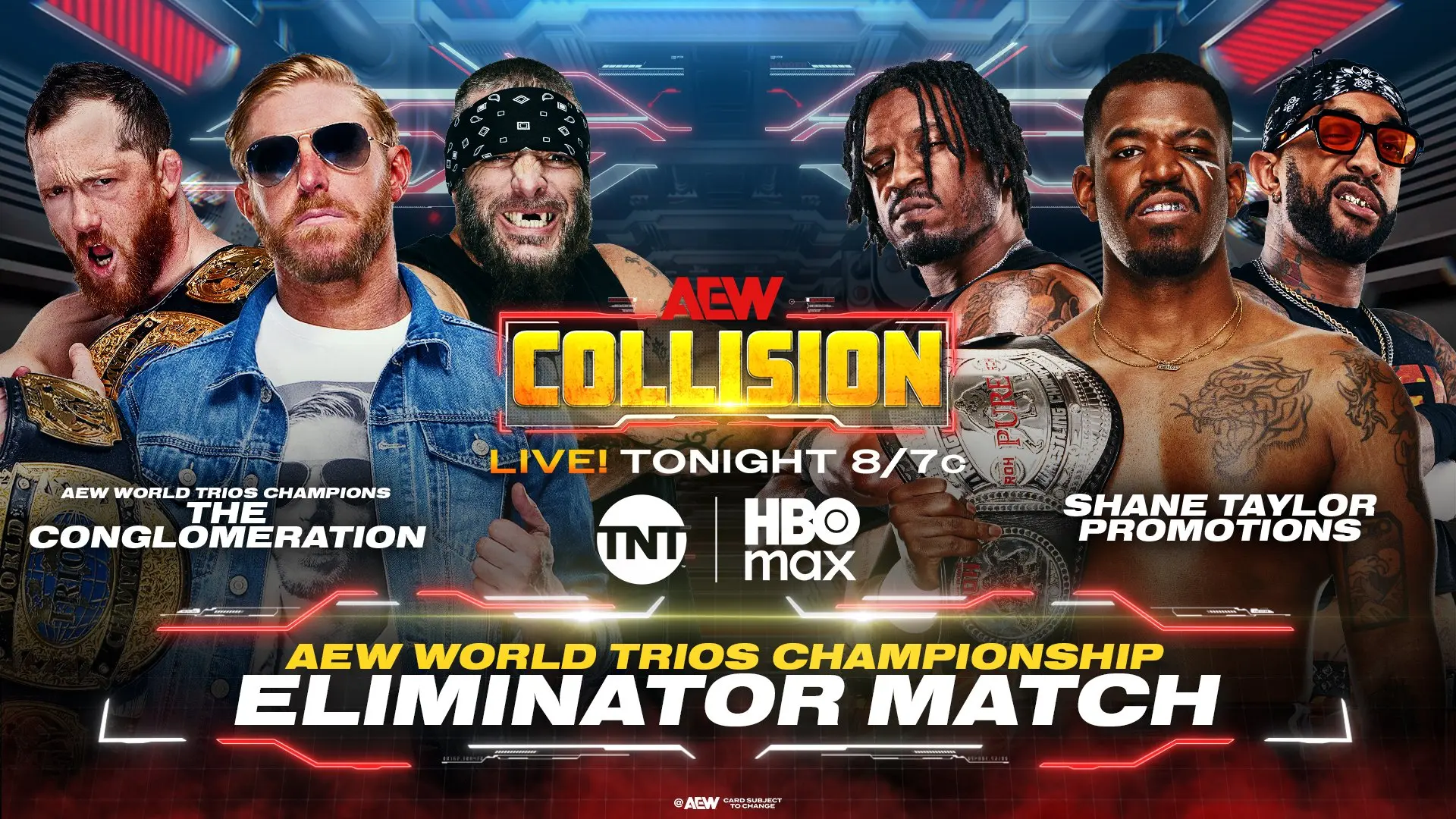 AEW Collision Preview graphic