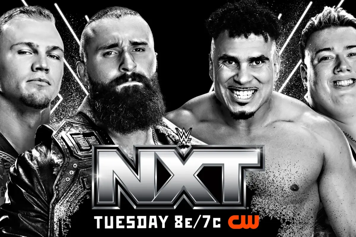 WWE NXT Match Graphic for Myles Borne and Tony D'Angelo vs. Kam Hendrix and Mason Rook