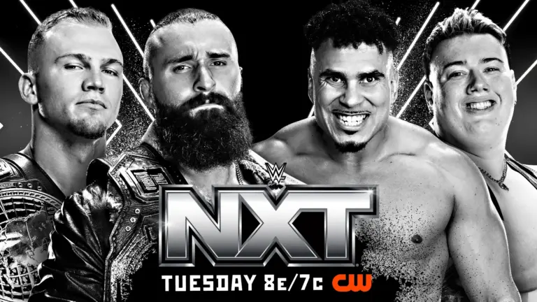 WWE NXT Match Graphic for Myles Borne and Tony D'Angelo vs. Kam Hendrix and Mason Rook