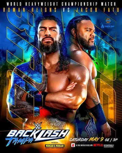 WWE Backlash Graphic for Roman Reigns vs. Jacob Fatu