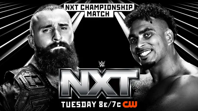 WWE NXT Match Graphic for Kam Hendrix vs, Tony D’Angelo for the NXT Championship