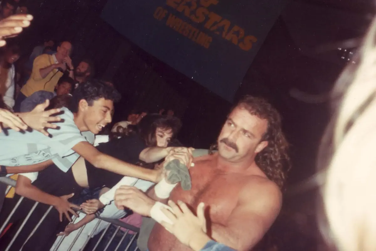 One of wrestling's original dark wrestling characters Jake Roberts.