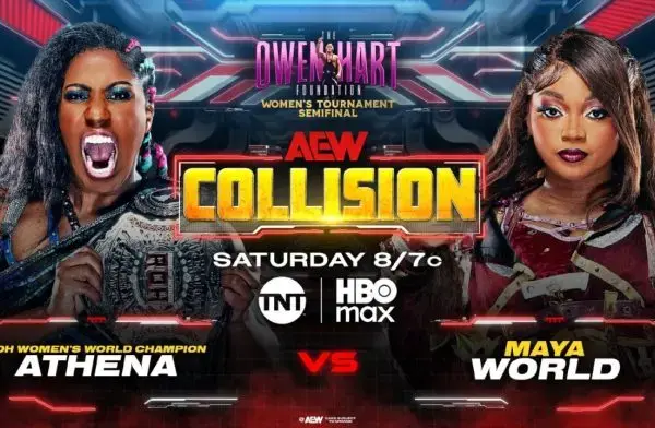 AEW Collision Preview (6/20/26) – Owen Hart Tournament Semifinal Headlines Stacked Card