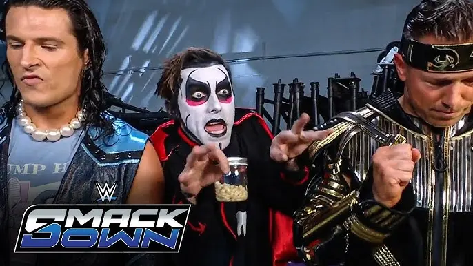 A WWE SmackDown graphic of Danhausen.