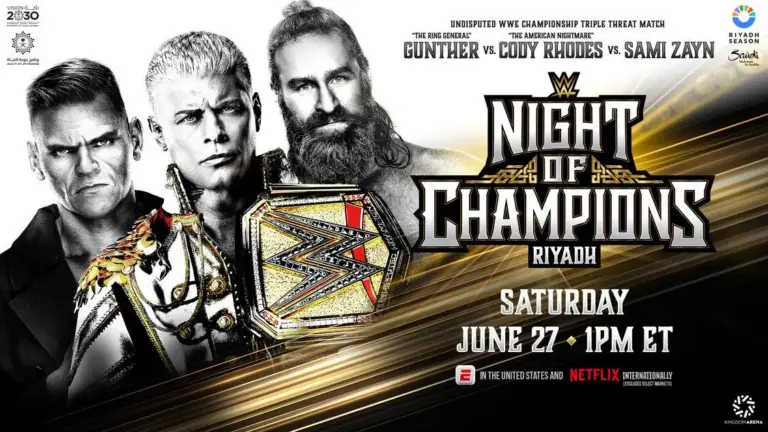 WWE Night of Champions 2026 graphic.