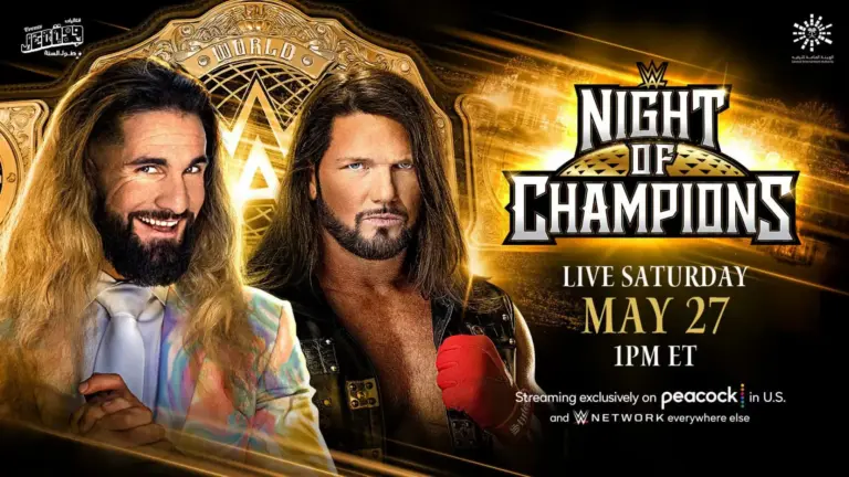 WWE Night of Champions 2023 graphic.