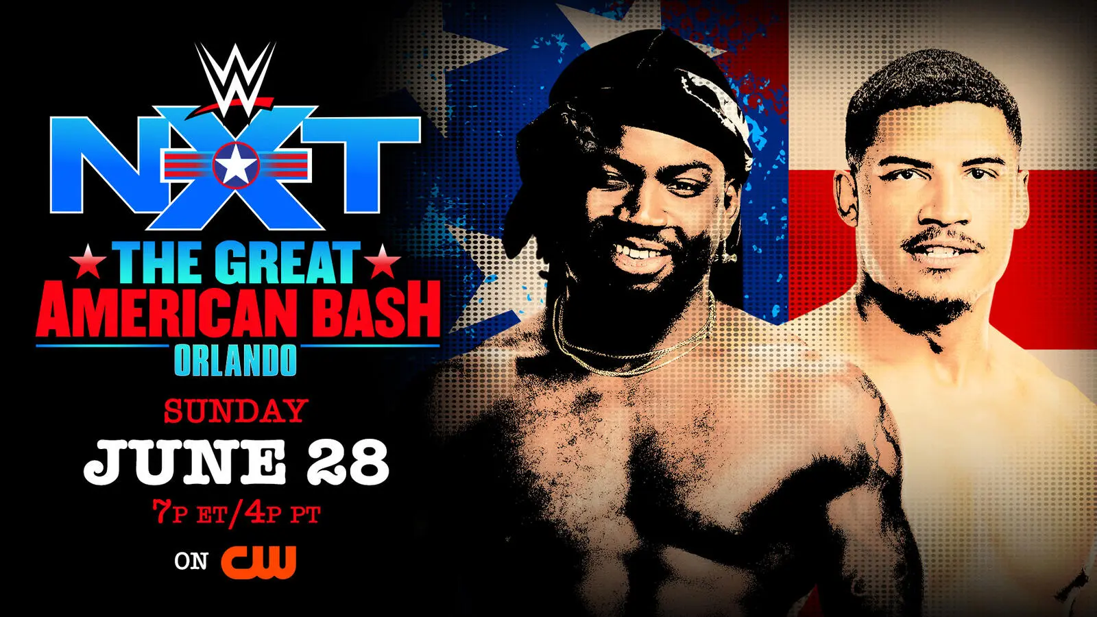 WWE NXT graphic featuring Daquon Shugars and Dion Lennox.