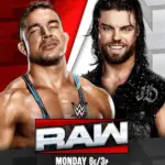 WWE Raw graphic of Chad Gable and JD McDonagh