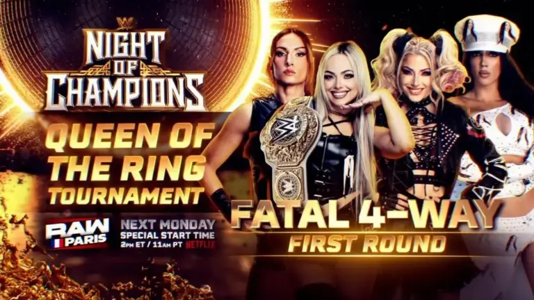 A WWE Raw Paris graphic.