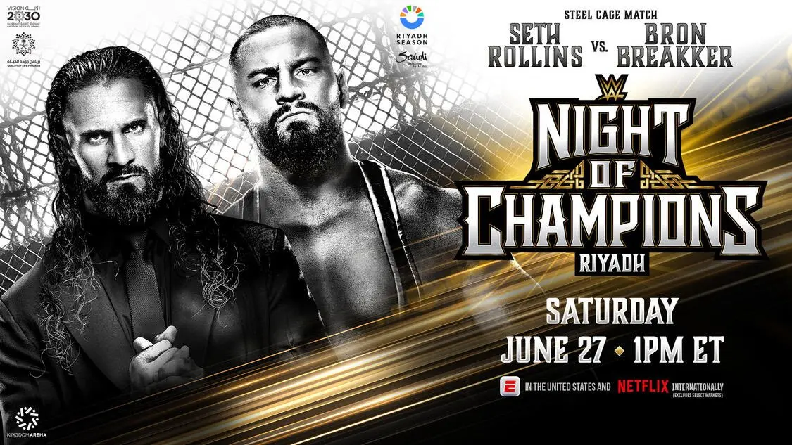 WWE Night of Champions 2026 graphic.