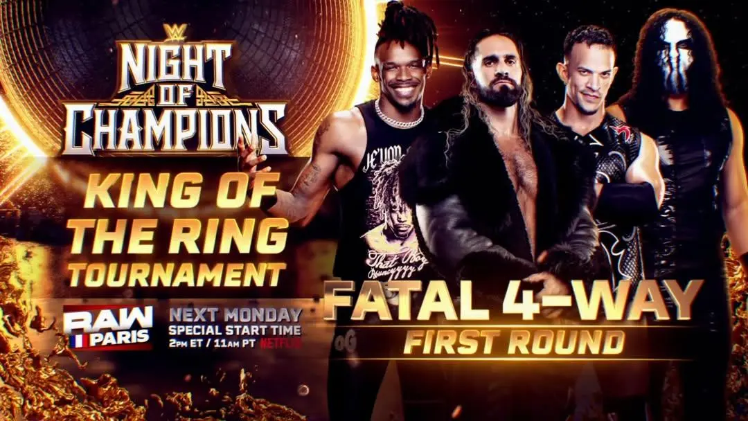 A WWE Raw Paris graphic.