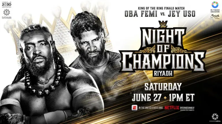 WWE Night of Champions 2026 graphic.
