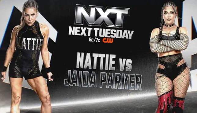 WWE NXT Graphic for Nattie vs. Jaida Parker