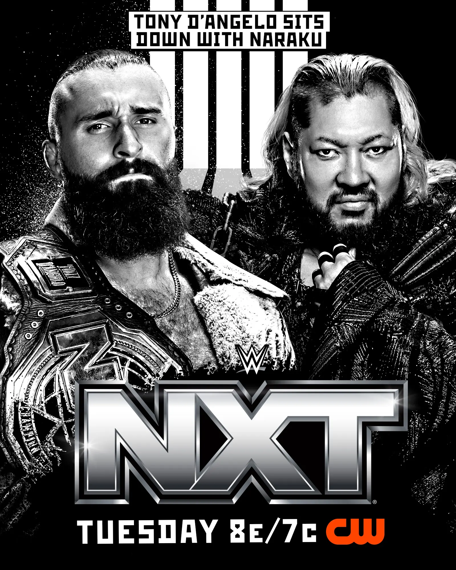 Graphic of Tony D’Angelo vs. Naraku for WWE NXT