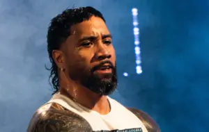 A photo of WWE star Jey Uso, who's in the finals of the King of the Ring 2026 tournament.