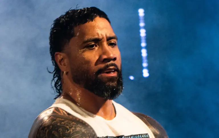 A photo of WWE star Jey Uso, who's in the finals of the King of the Ring 2026 tournament.