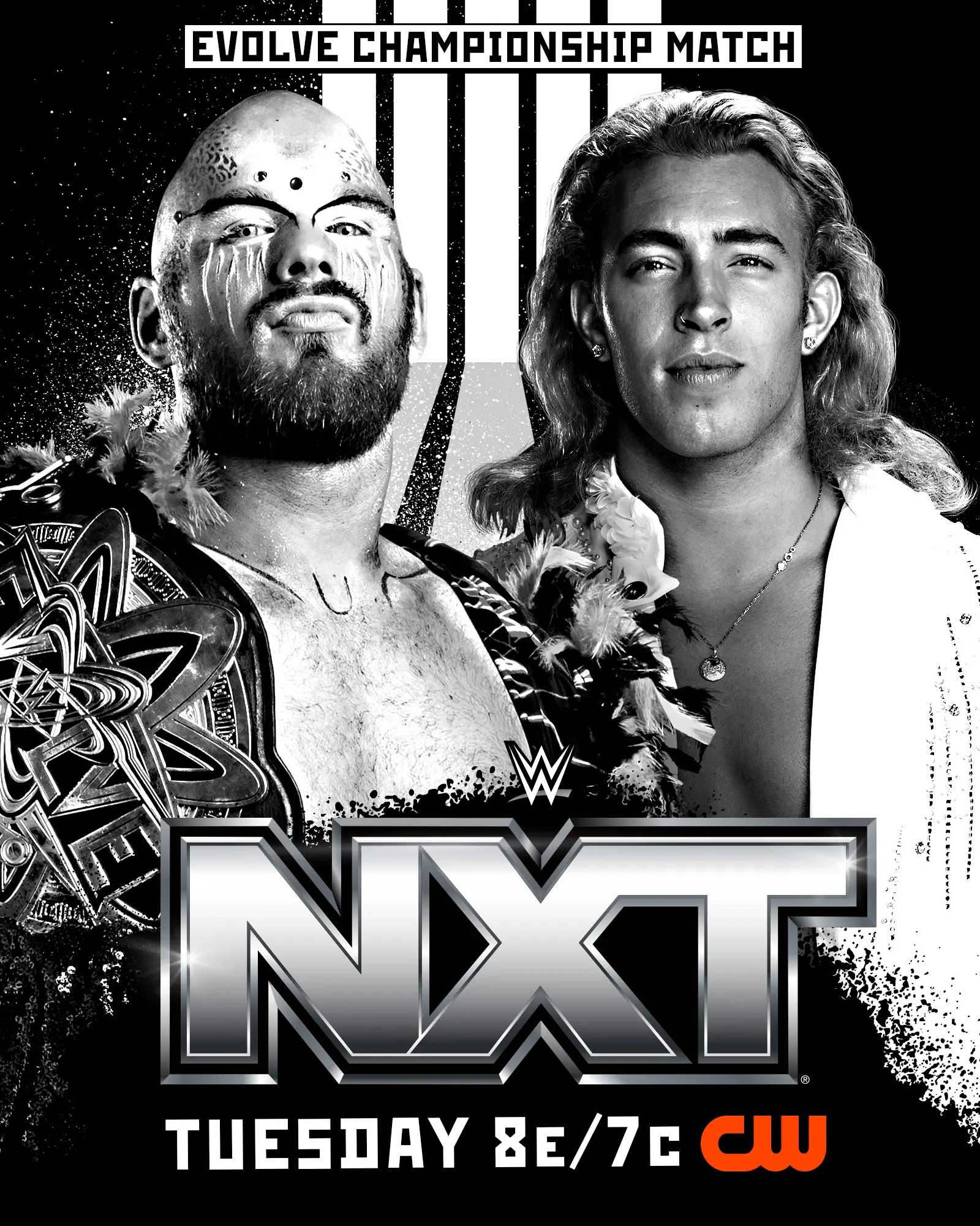 WWE NXT Match Graphic for Tristan Angels vs. Aaron Rourke for the Evolve Championship