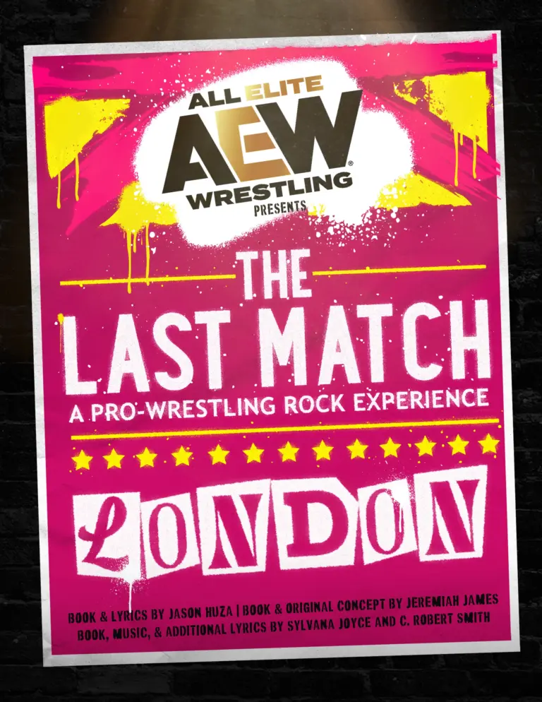 AEW Presents The Last Match: A Pro Wrestling Rock Experience is coming to London's West End later this year.