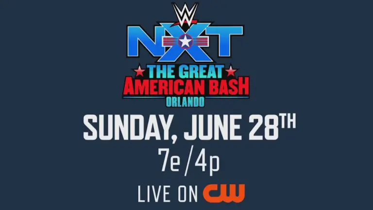 WWE NXT Great American Bash graphic