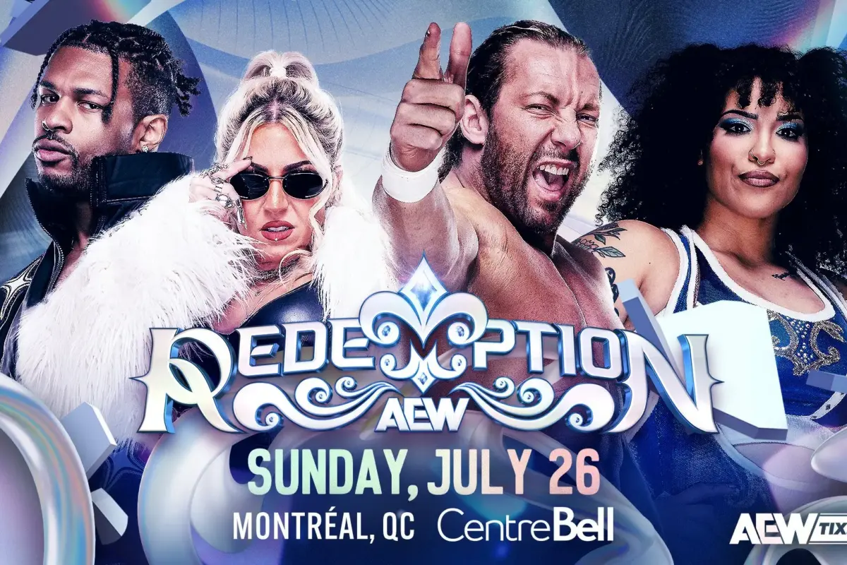 Official AEW Redemption 2026 preview graphic