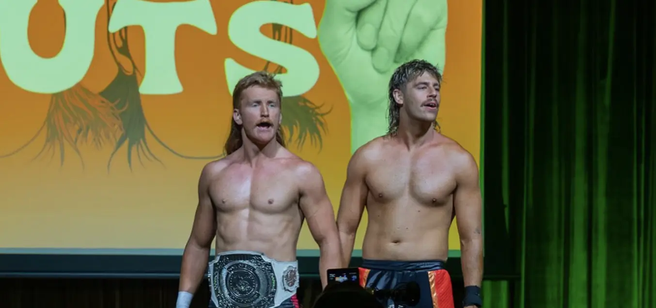 The Tuckman and Scott Green of The Dropouts in PWA, who are reportedly WWE bound.