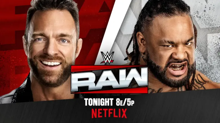 WWE Raw Results graphic with LA Knight and Jacob Fatu for 7/20/2026