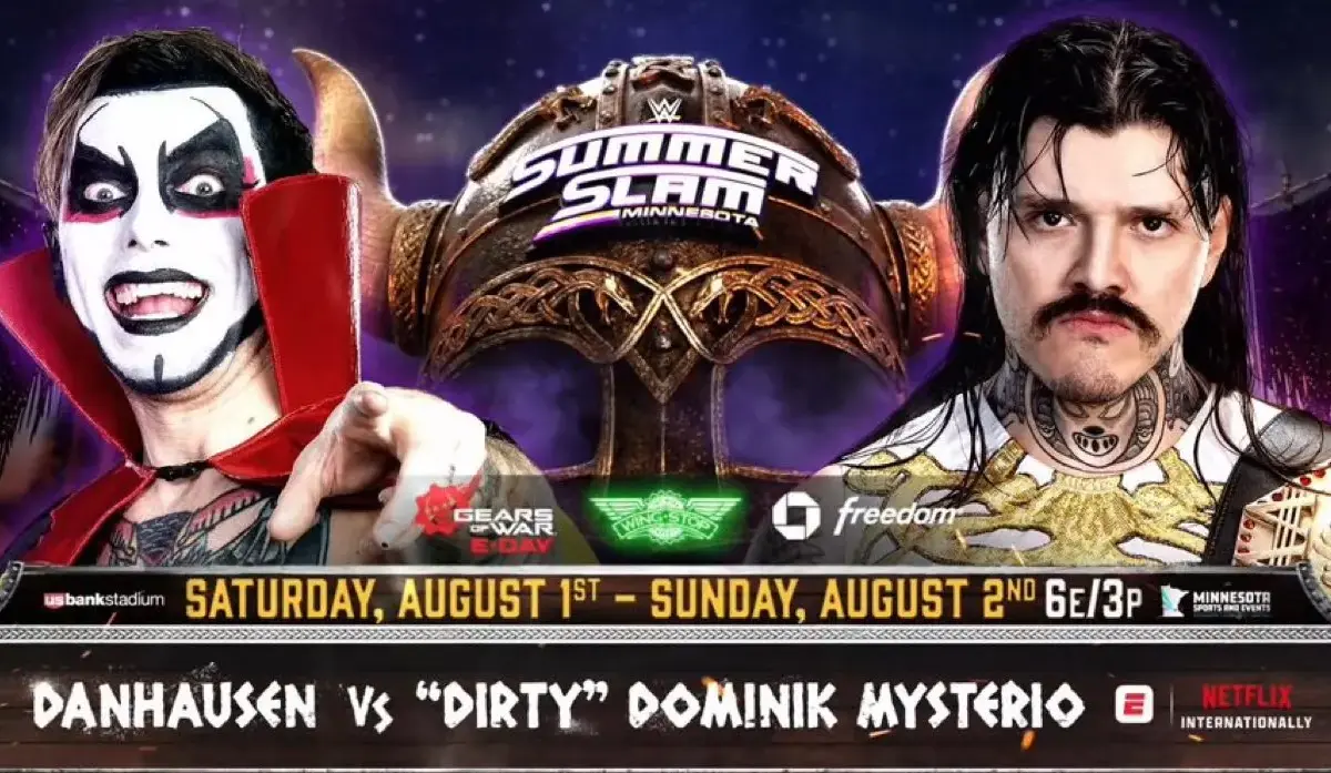 Danhausen faces Dominik Mysterio at WWE SummerSlam 2026 in a human monies on a pole match