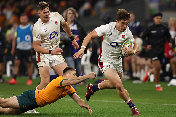 Henry Arundell's brilliance: Arundell scores a try for England Rugby on July 02, 2022