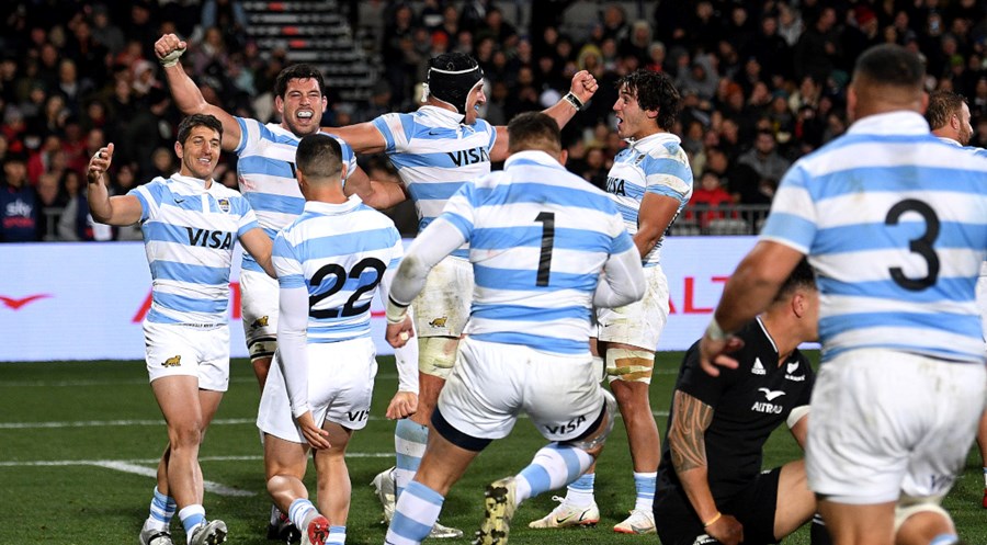 Argentina's first win adds to NZ pressure
