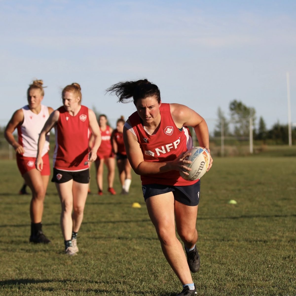 Rugby Canada's last preparation game in their training session on August 16, 2022
