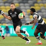 New Zealand's Kurt Baker runs with the ball at Queensland Country Bank as he will play in the 2023 MLR season with Old Glory DC