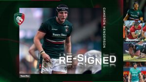 Leicester Tigers Cameron Henderson Re-Signs with Team