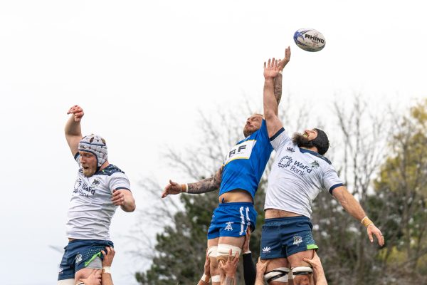 Toronto Arrows and the Seattle Seawolves battle for the Ball on April 22, 2023